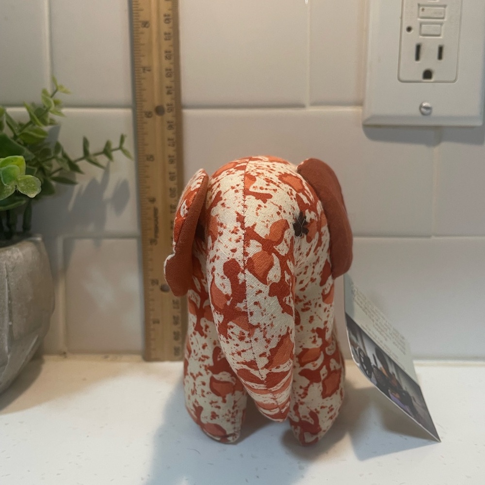 NWT Wella Red and White Elephant Plush 5”